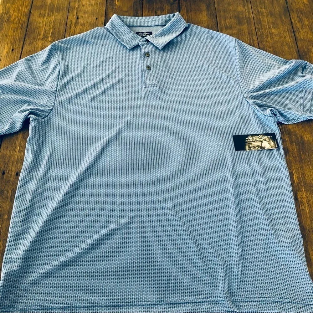 NWT Ben Hogan Performance Polo Shirt Blue‎ 2XL New